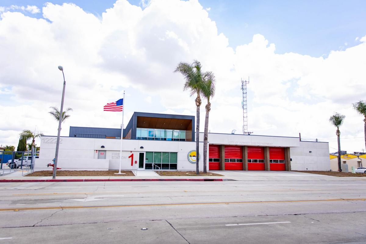 Fire station exterior
