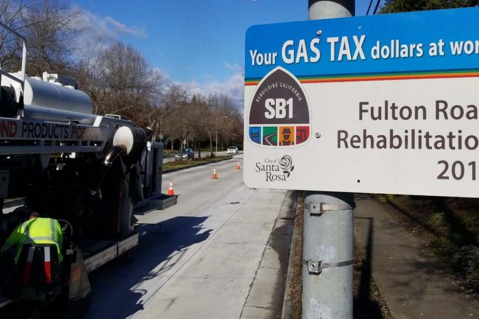 The city of Santa Rosa’s “Fulton Road Reconstruction” project repaired approximately 3,200 lineal feet of 4-lane principal arterial pavement and associated bike lanes.